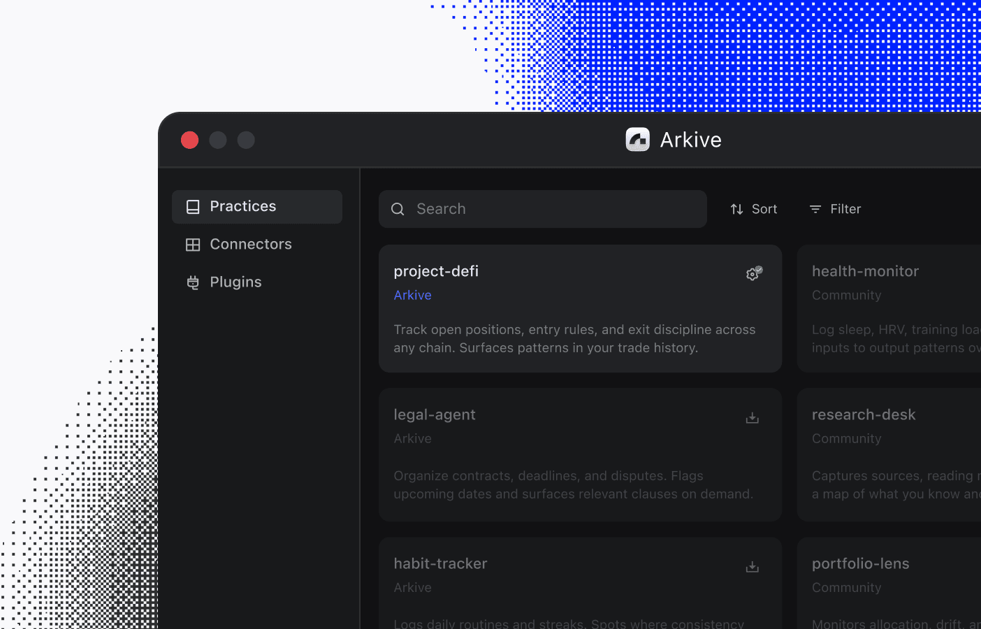 Project DeFi is Arkive's first core practice
